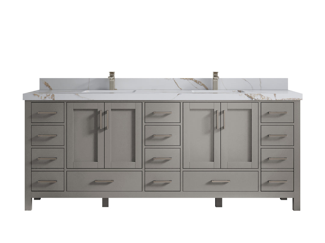 Malibu 84 in. W x 22 in. D Double Sink Bathroom Vanity