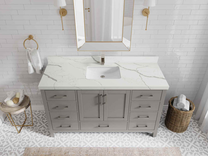 Malibu 60 in. W x 22 in. D Single Sink Bathroom Vanity - photo 16