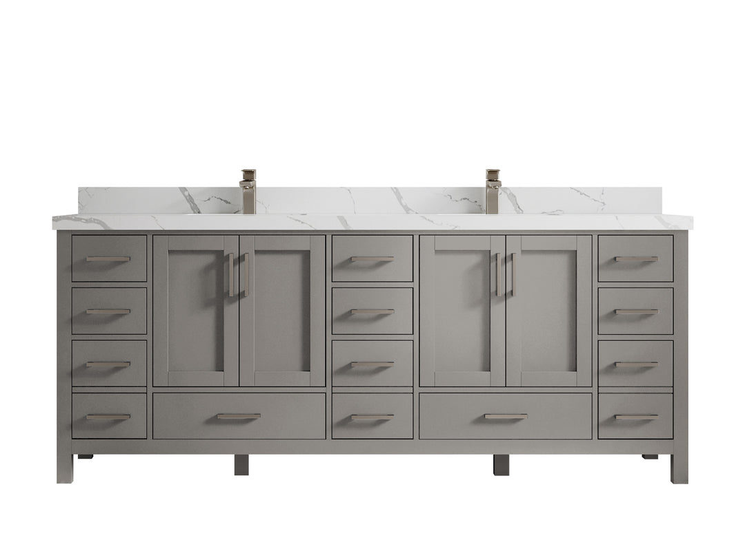 Malibu 84 in. W x 22 in. D Double Sink Bathroom Vanity
