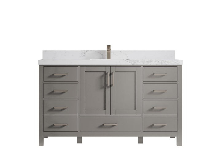 Malibu 60 in. W x 22 in. D Single Sink Bathroom Vanity - photo 19