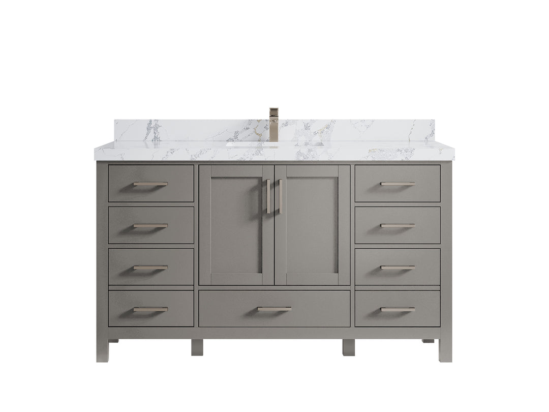 Malibu 60 in. W x 22 in. D Single Sink Bathroom Vanity