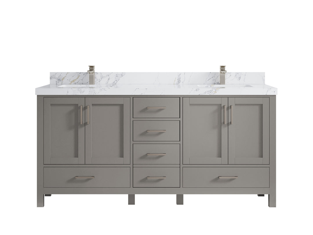 Malibu 72 in. W x 22 in. D Double Sink Bathroom Vanity
