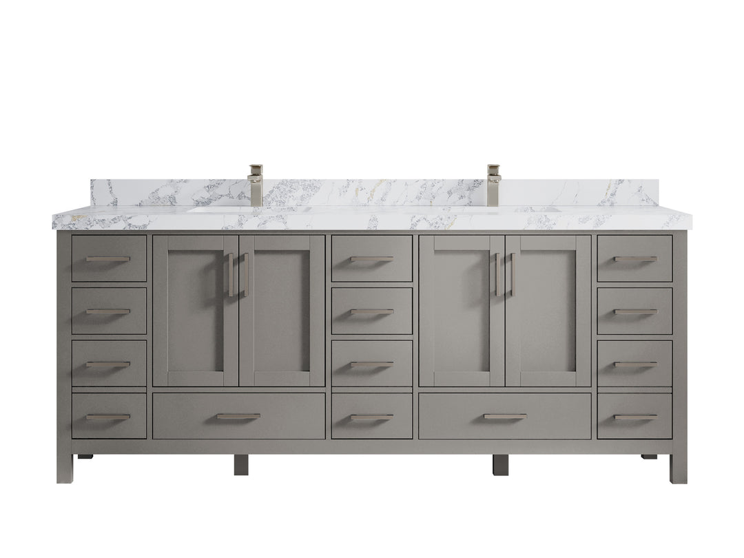 Malibu 84 in. W x 22 in. D Double Sink Bathroom Vanity