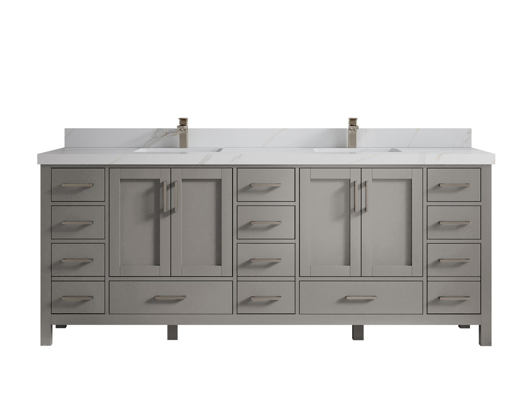Malibu 84 in. W x 22 in. D Double Sink Bathroom Vanity