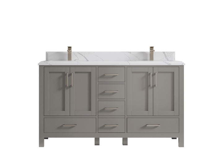 Malibu 60 in. W x 22 in. D Double Sink Bathroom Vanity - photo 25