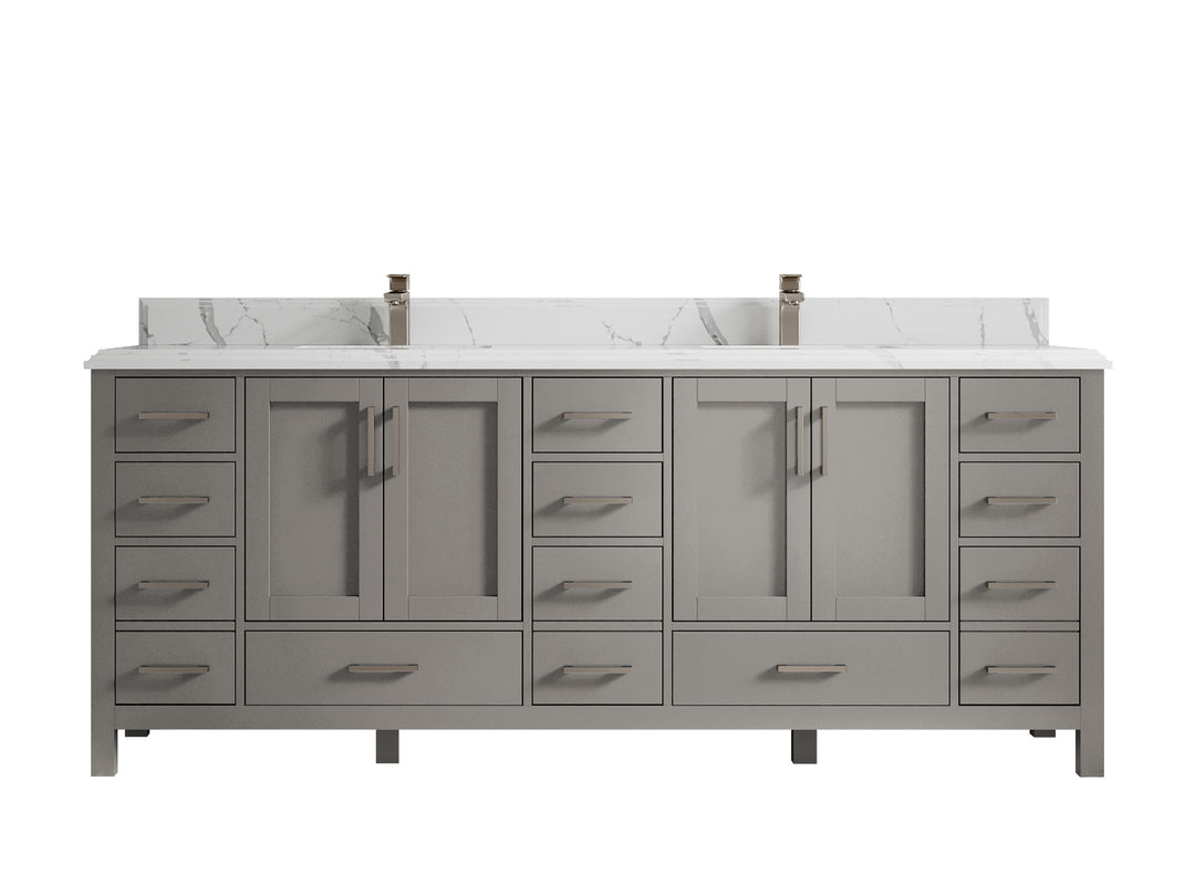 Malibu 84 in. W x 22 in. D Double Sink Bathroom Vanity