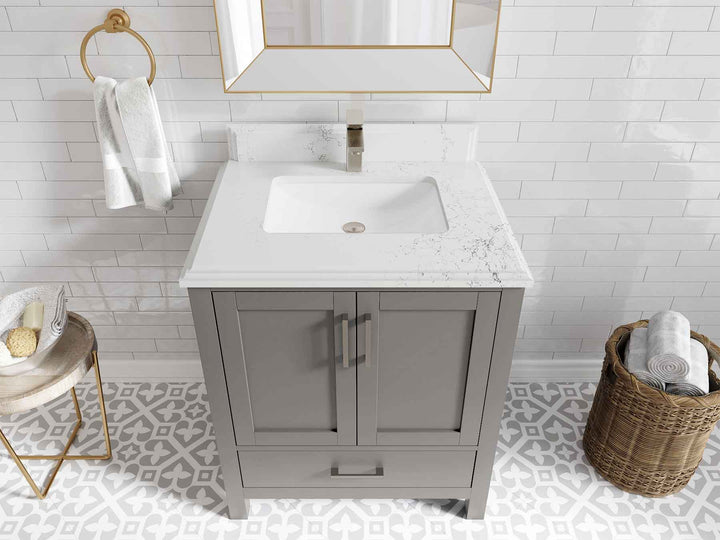 Malibu 30 in. W x 22 in. D Single Sink Bathroom Vanity - photo 26