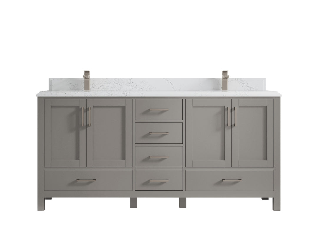 Malibu 72 in. W x 22 in. D Double Sink Bathroom Vanity