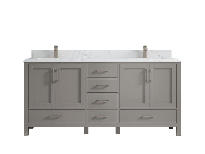 Malibu 72 in. W x 22 in. D Double Sink Bathroom Vanity - photo 27