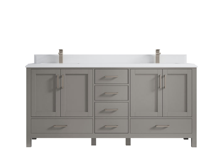 Malibu 72 in. W x 22 in. D Double Sink Bathroom Vanity - photo 29