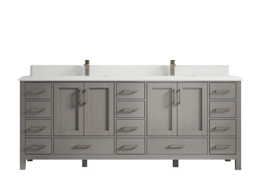 Malibu 84 in. W x 22 in. D Double Sink Bathroom Vanity