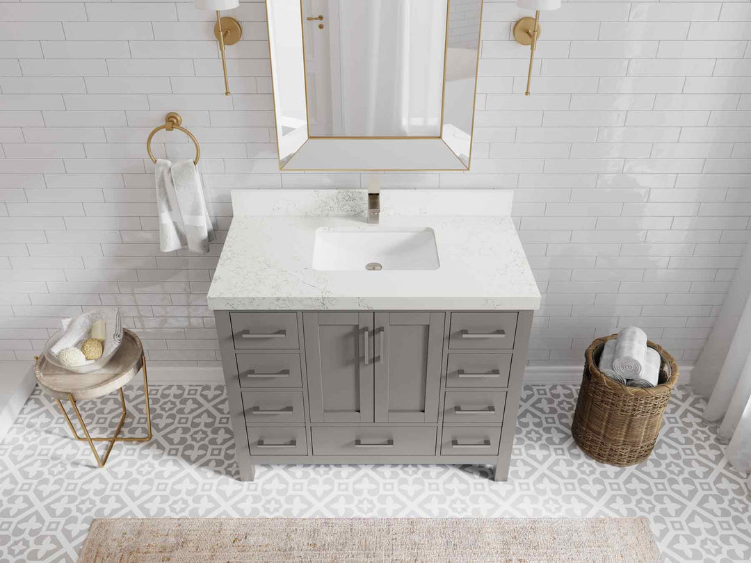 Malibu 42 in. W x 22 in. D Single Sink Bathroom Vanity
