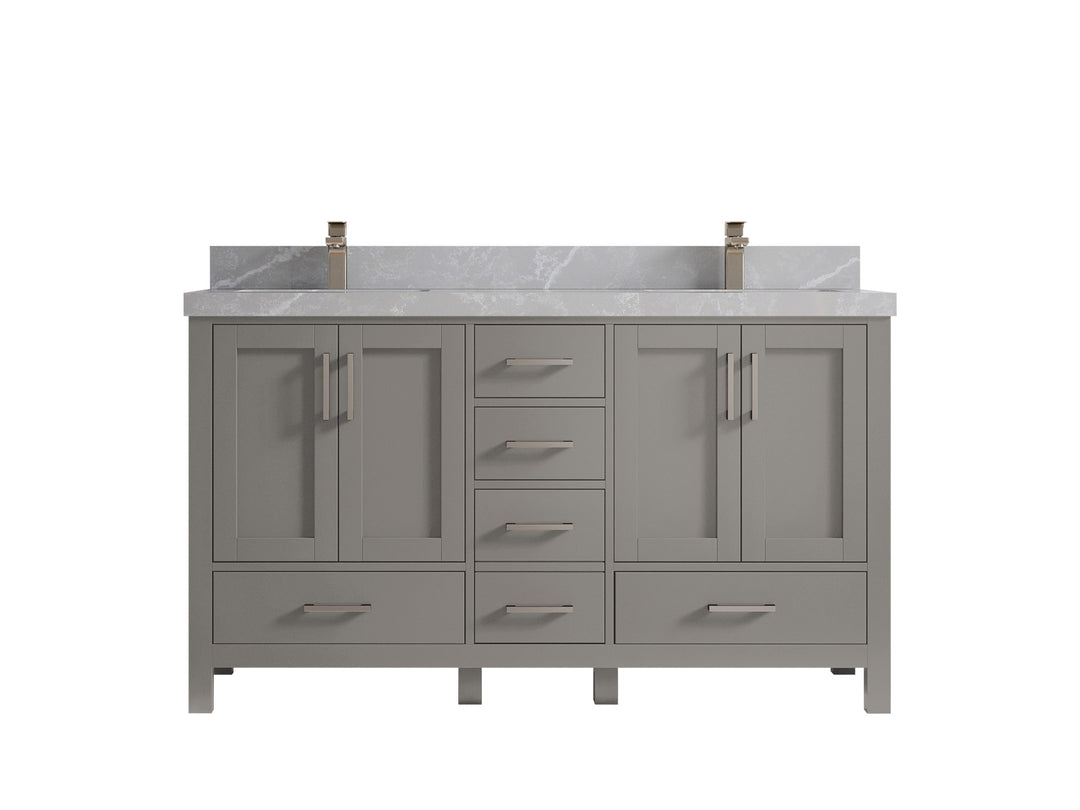 Malibu 60 in. W x 22 in. D Double Sink Bathroom Vanity