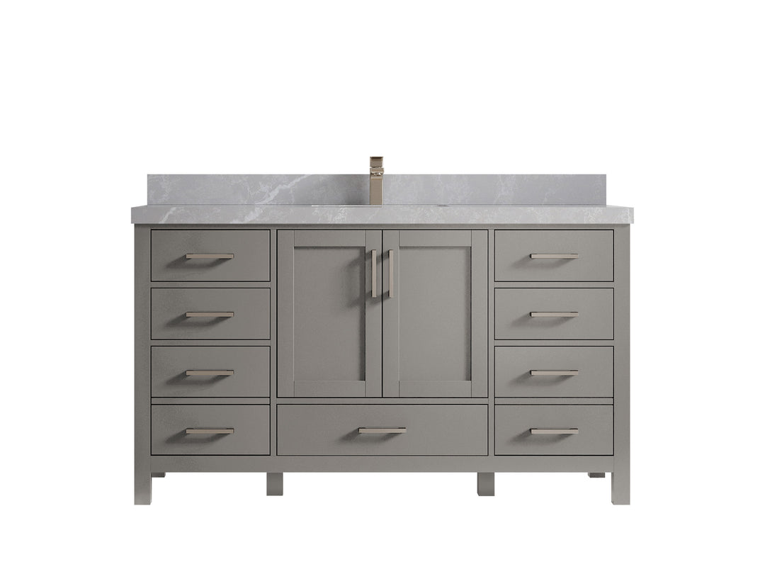 Malibu 60 in. W x 22 in. D Single Sink Bathroom Vanity