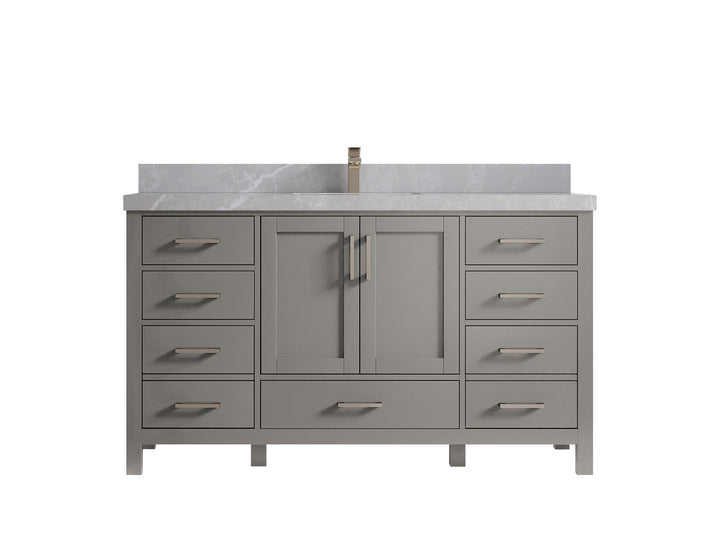Malibu 60 in. W x 22 in. D Single Sink Bathroom Vanity - photo 33
