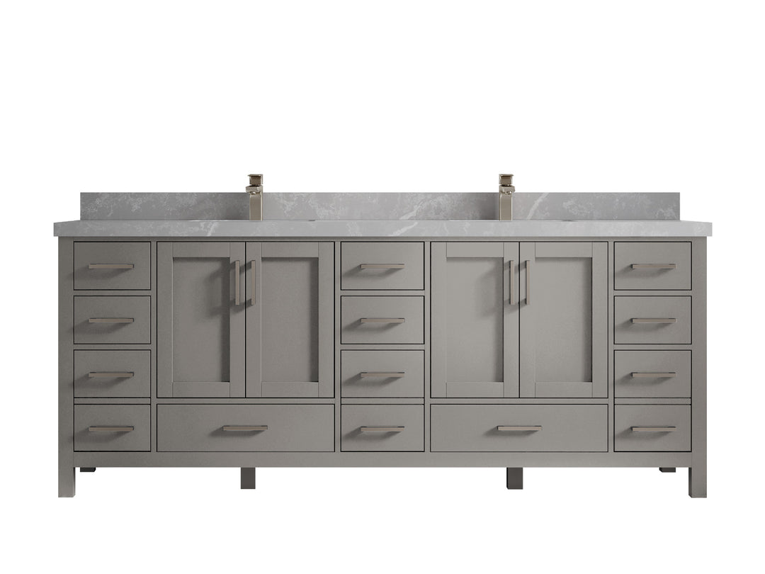 Malibu 84 in. W x 22 in. D Double Sink Bathroom Vanity