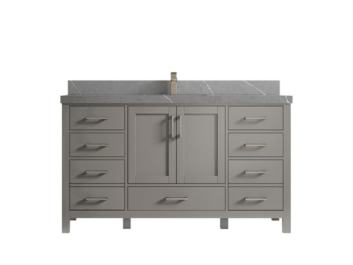 Malibu 60 in. W x 22 in. D Single Sink Bathroom Vanity - photo 35