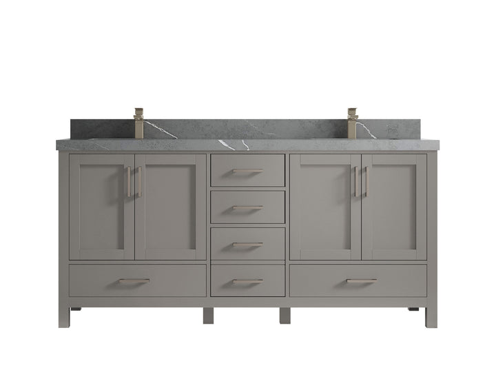 Malibu 72 in. W x 22 in. D Double Sink Bathroom Vanity - photo 35