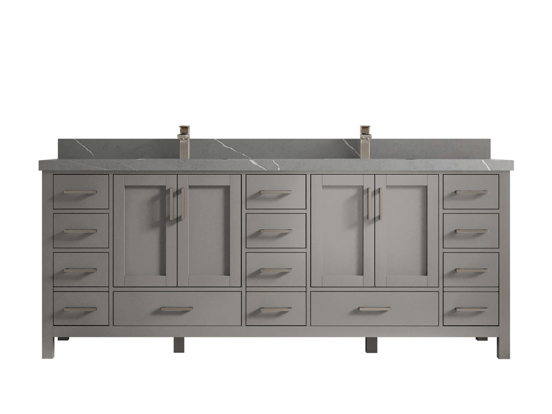 Malibu 84 in. W x 22 in. D Double Sink Bathroom Vanity