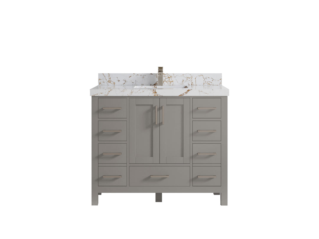 Malibu 42 in. W x 22 in. D Single Sink Bathroom Vanity