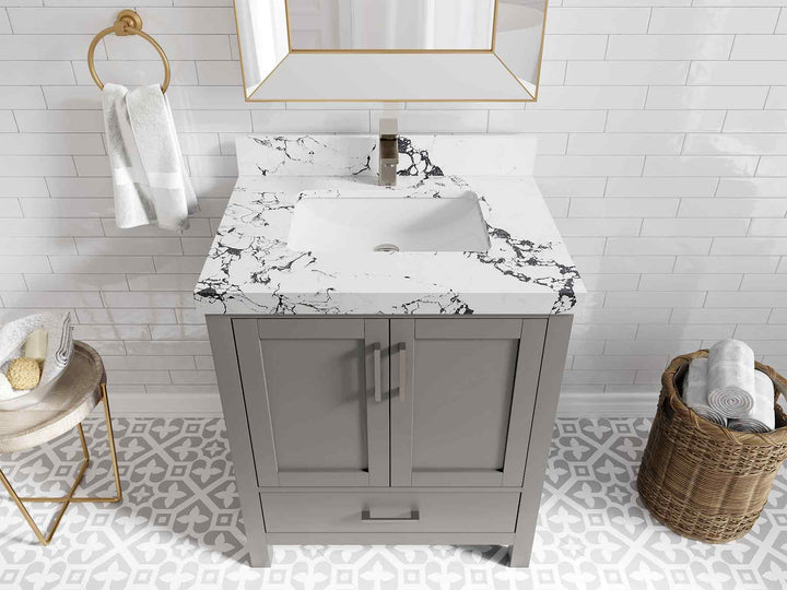 Malibu 30 in. W x 22 in. D Single Sink Bathroom Vanity - photo 40