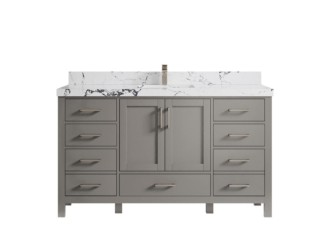 Malibu 60 in. W x 22 in. D Single Sink Bathroom Vanity