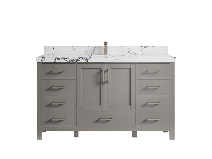 Malibu 60 in. W x 22 in. D Single Sink Bathroom Vanity - photo 41