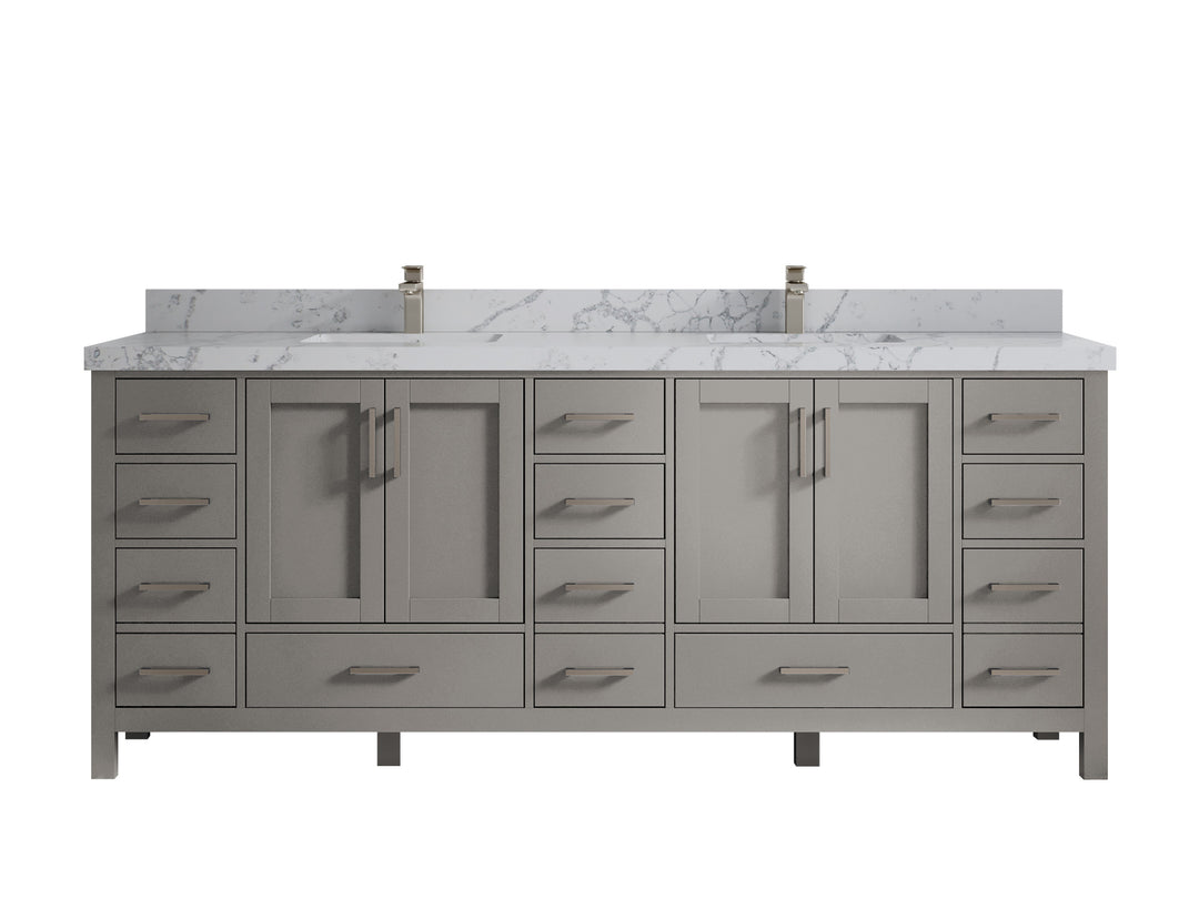 Malibu 84 in. W x 22 in. D Double Sink Bathroom Vanity