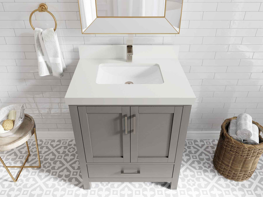 Malibu 30 in. W x 22 in. D Single Sink Bathroom Vanity
