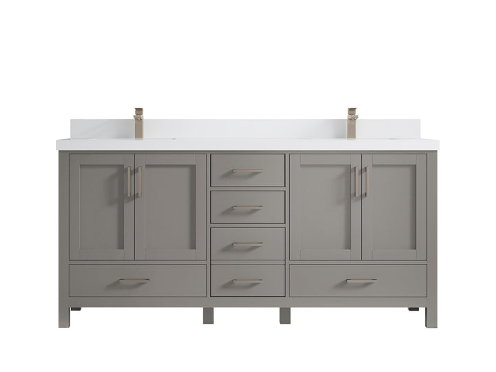 Malibu 72 in. W x 22 in. D Double Sink Bathroom Vanity - photo 45