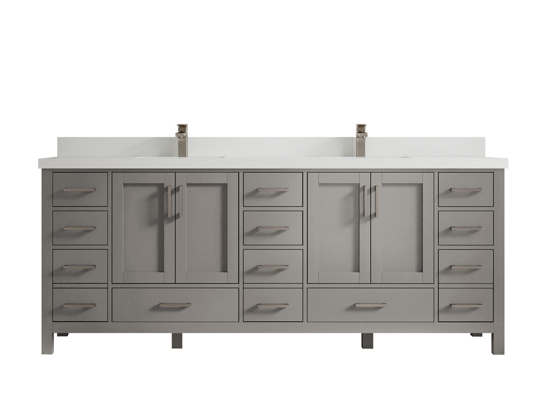 Malibu 84 in. W x 22 in. D Double Sink Bathroom Vanity