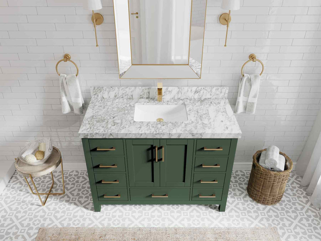 Malibu 48 in. W x 22 in. D Single Sink Bathroom Vanity