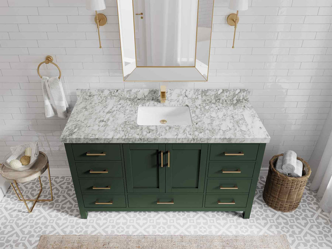 Malibu 60 in. W x 22 in. D Single Sink Bathroom Vanity