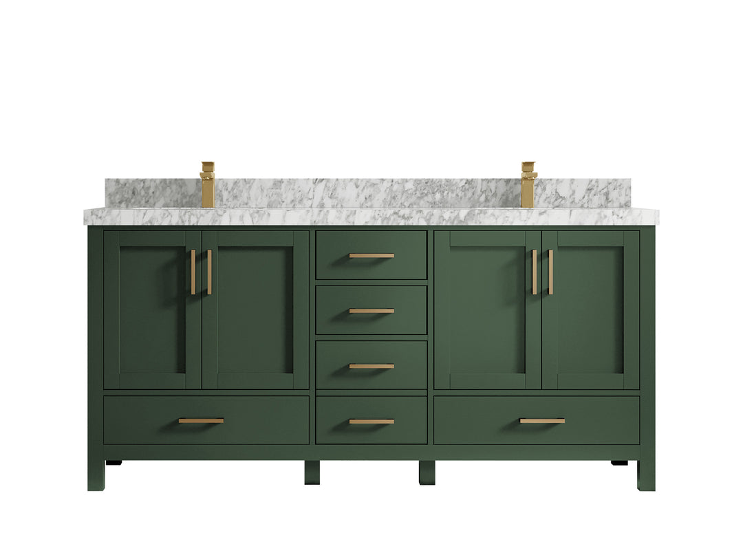 Malibu 72 in. W x 22 in. D Double Sink Bathroom Vanity