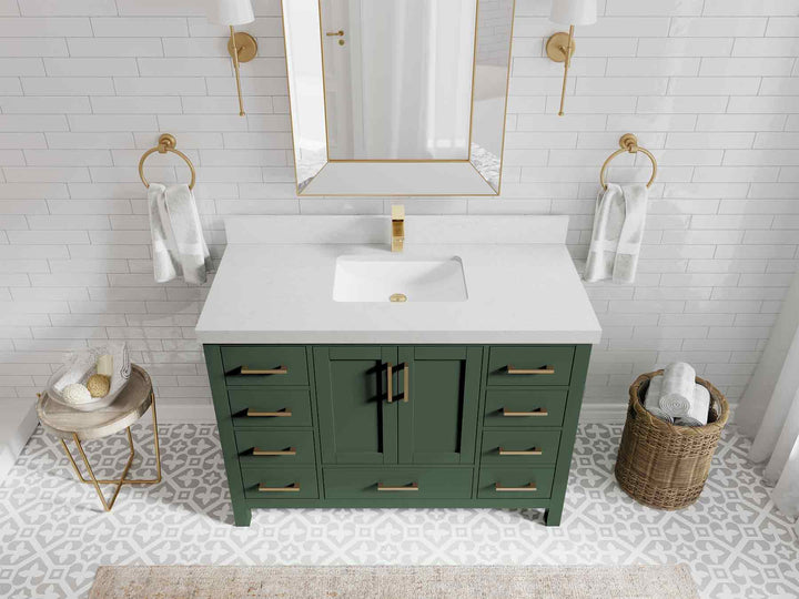 Malibu 48 in. W x 22 in. D Single Sink Bathroom Vanity - photo 12