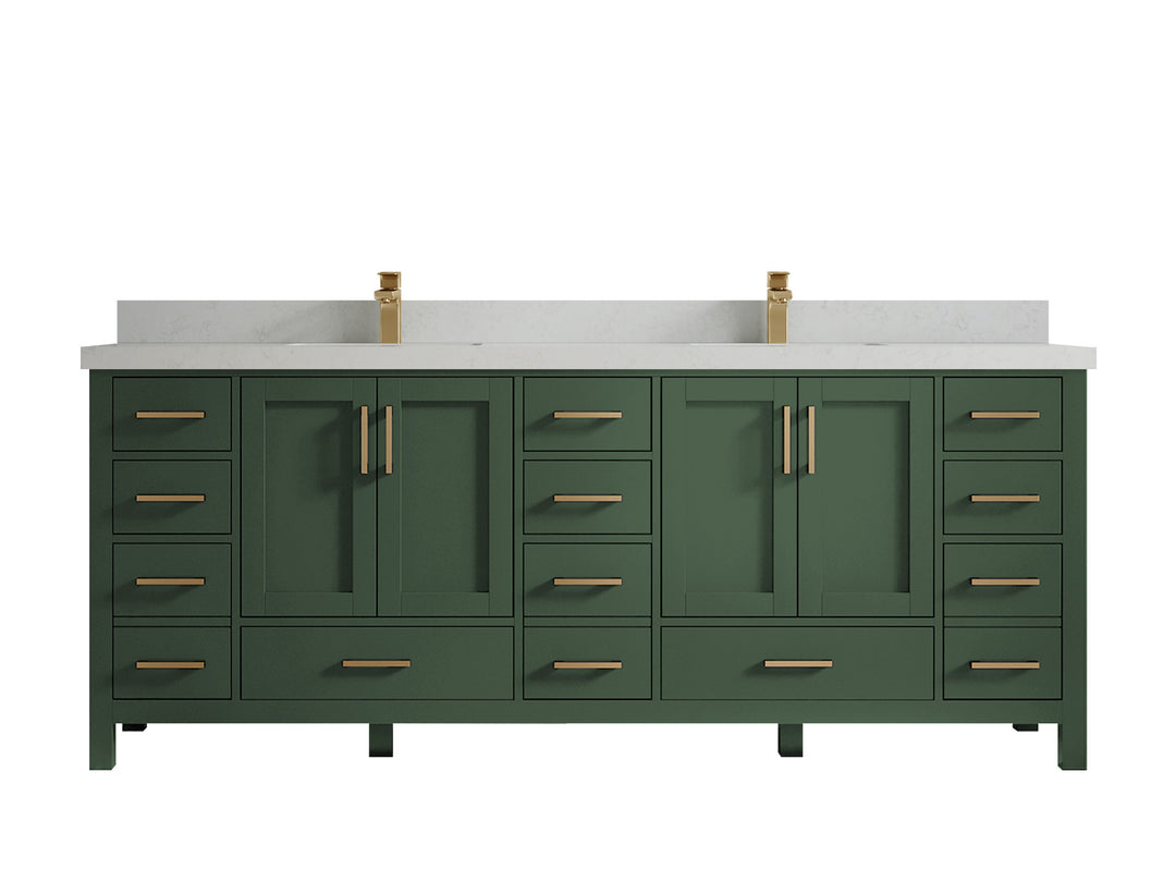 Malibu 84 in. W x 22 in. D Double Sink Bathroom Vanity