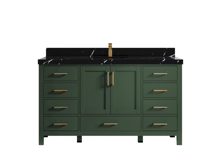 Malibu 60 in. W x 22 in. D Single Sink Bathroom Vanity - photo 9