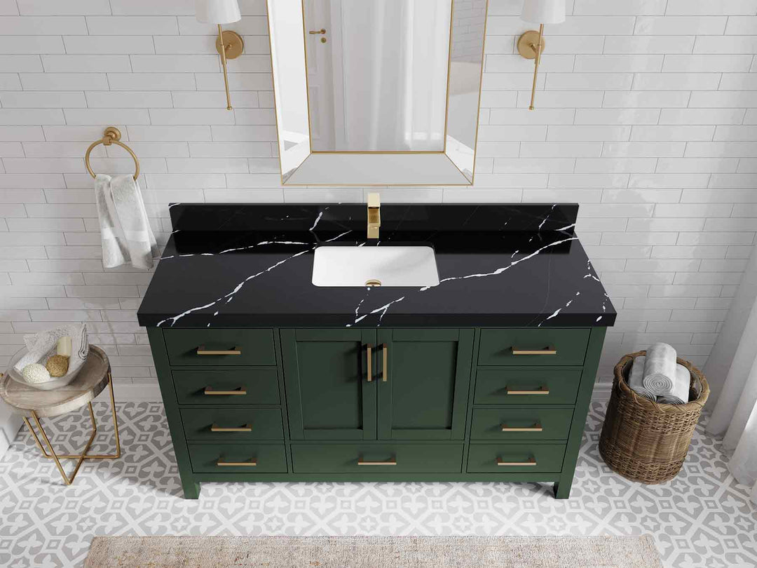 Malibu 60 in. W x 22 in. D Single Sink Bathroom Vanity