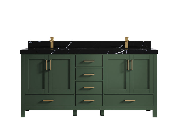 Malibu 72 in. W x 22 in. D Double Sink Bathroom Vanity - photo 9