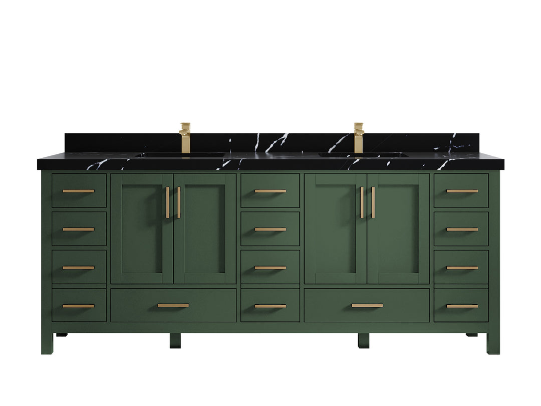 Malibu 84 in. W x 22 in. D Double Sink Bathroom Vanity