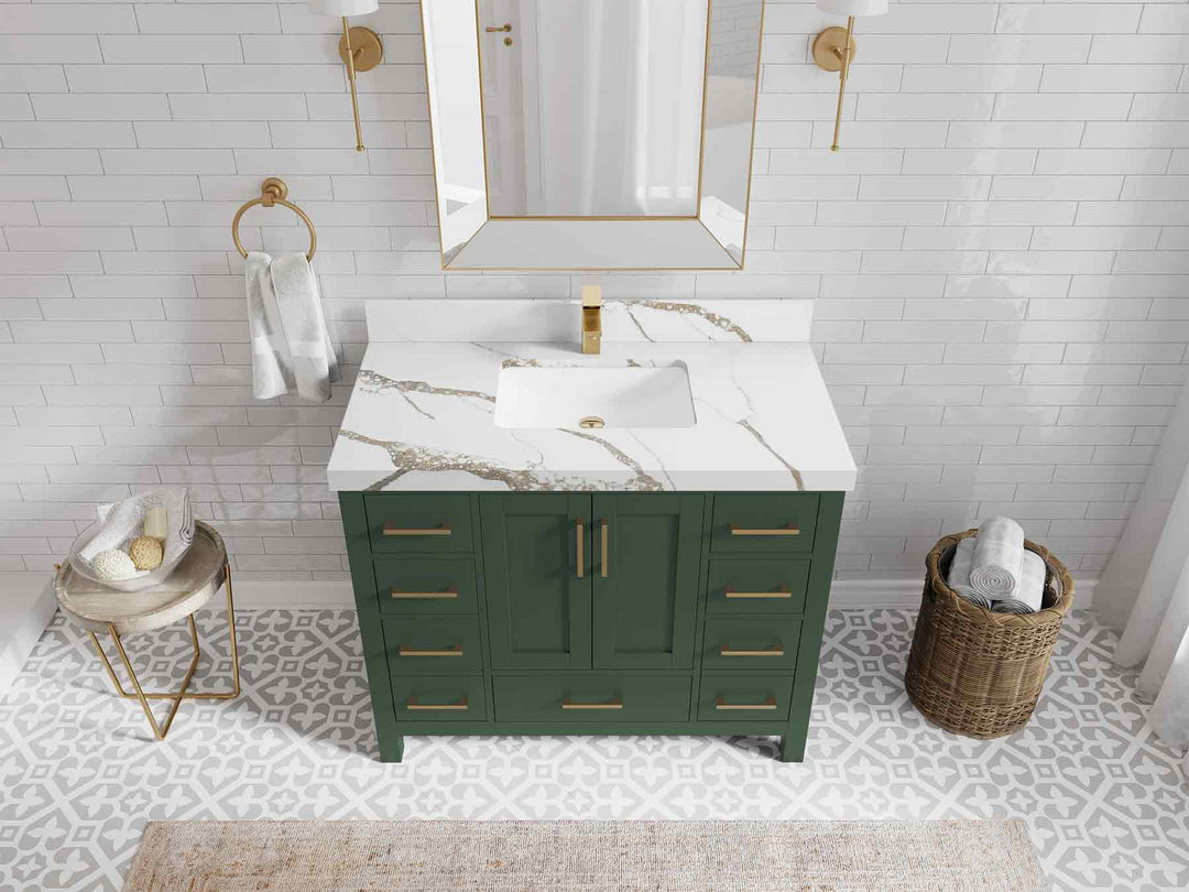 Malibu 42 in. W x 22 in. D Single Sink Bathroom Vanity
