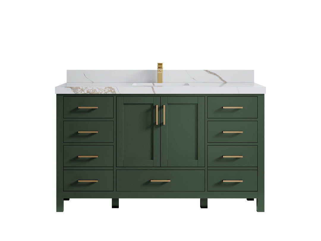 Malibu 60 in. W x 22 in. D Single Sink Bathroom Vanity