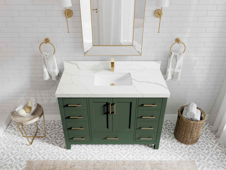 Malibu 48 in. W x 22 in. D Single Sink Bathroom Vanity - photo 16