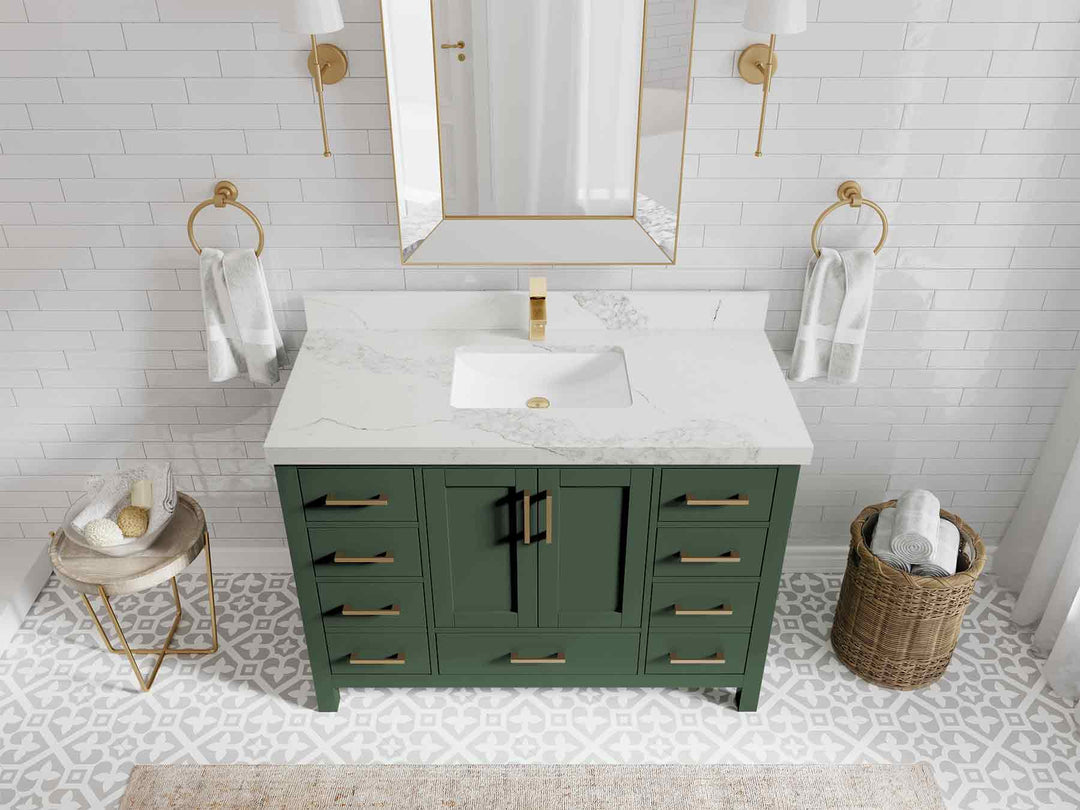 Malibu 48 in. W x 22 in. D Single Sink Bathroom Vanity