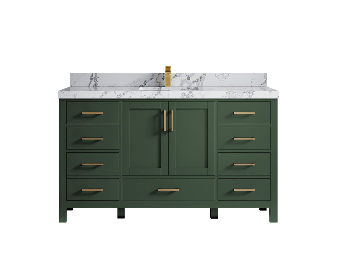 Malibu 60 in. W x 22 in. D Single Sink Bathroom Vanity