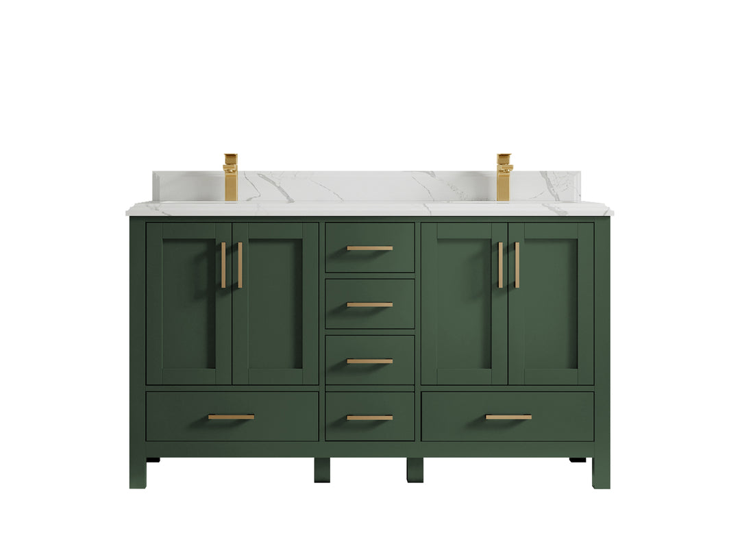 Malibu 60 in. W x 22 in. D Double Sink Bathroom Vanity