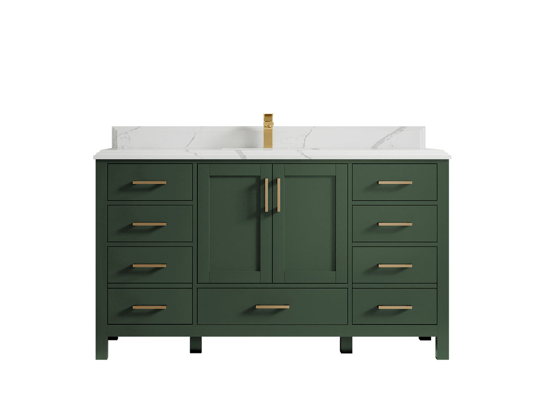 Malibu 60 in. W x 22 in. D Single Sink Bathroom Vanity