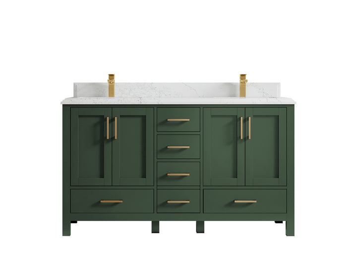 Malibu 60 in. W x 22 in. D Double Sink Bathroom Vanity - photo 27