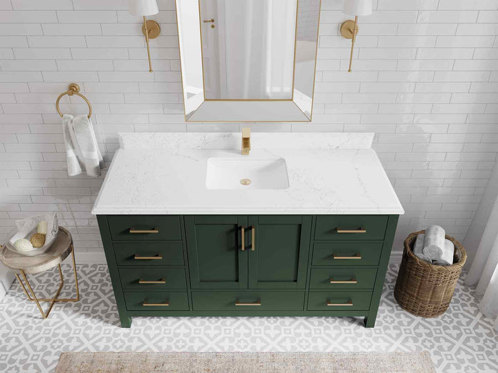 Malibu 60 in. W x 22 in. D Single Sink Bathroom Vanity - photo 26