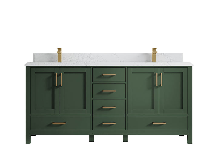 Malibu 72 in. W x 22 in. D Double Sink Bathroom Vanity - photo 27